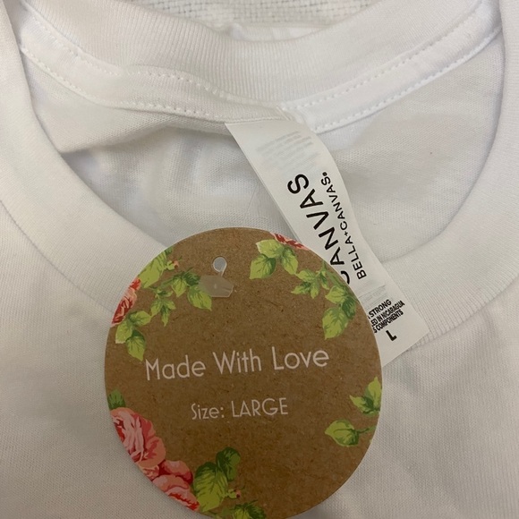 Figleaffashion Leopard Lips Graphic Tee White NWT - Picture 6 of 7